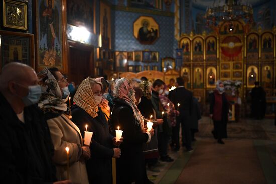 Пасхальные богослужения в регионах России 