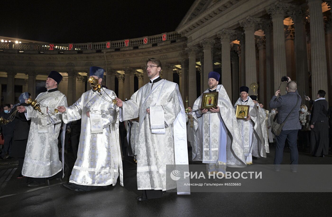 Пасхальные богослужения в регионах России