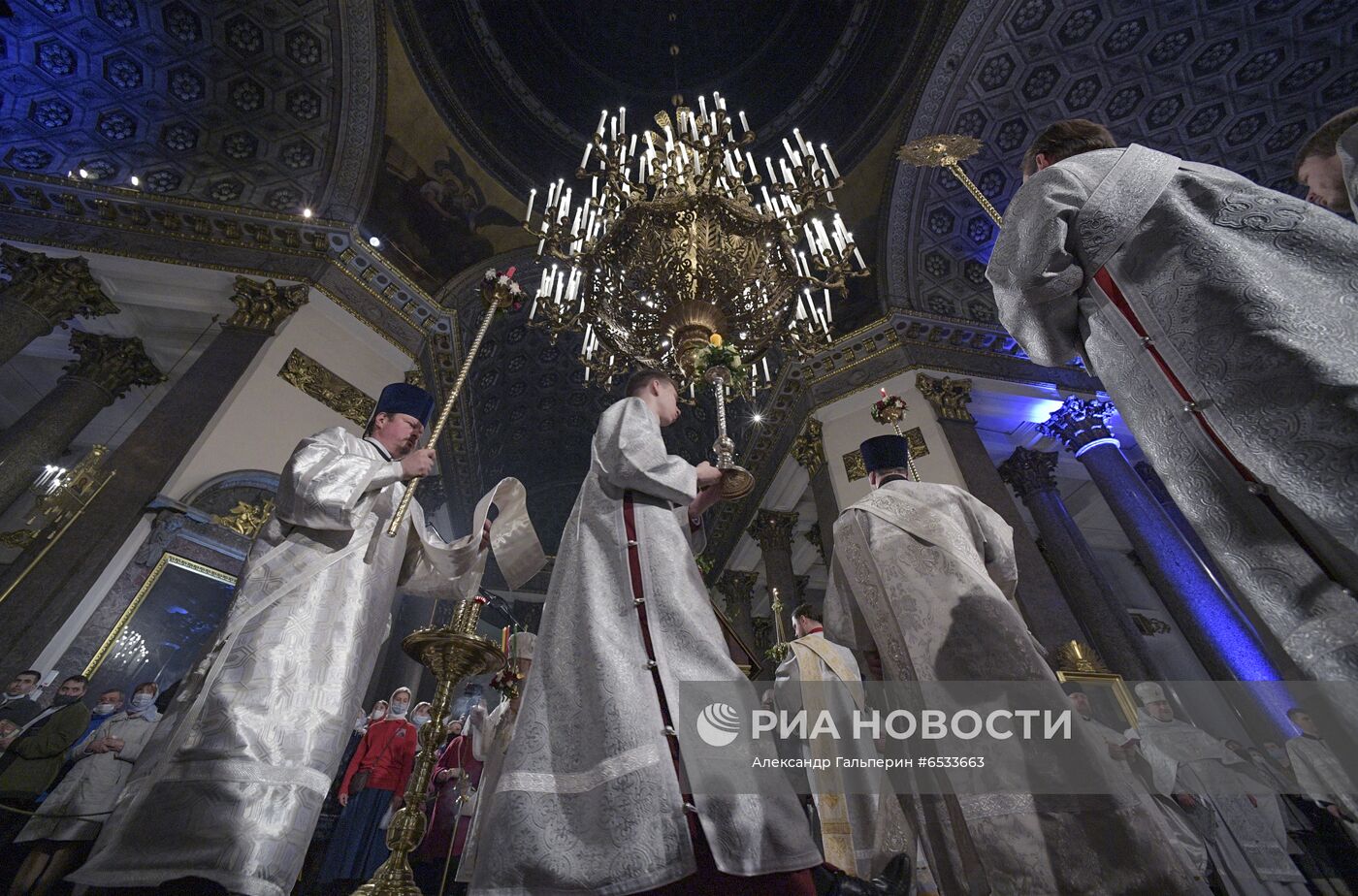 Пасхальные богослужения в регионах России