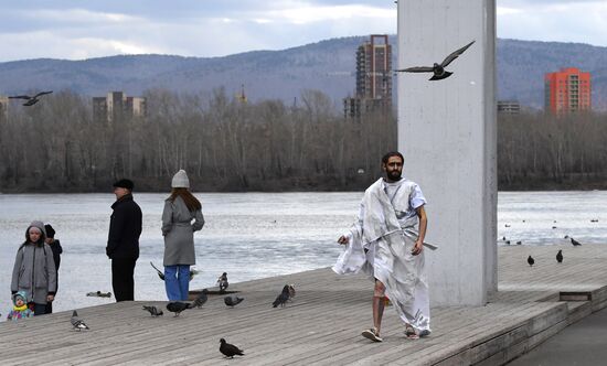 Празднование Пасхи в регионах России