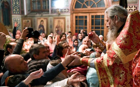 Празднование Пасхи в регионах России