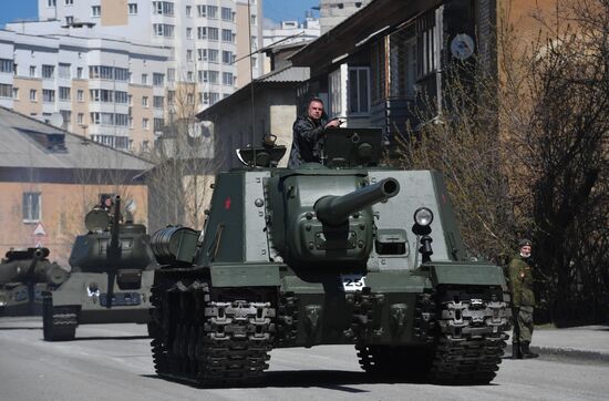 Парад ретро-техники в Свердловской области