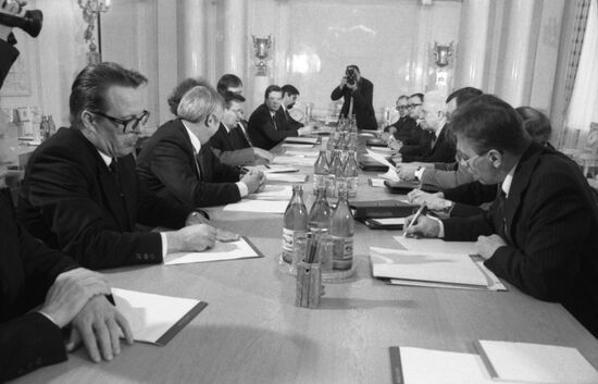 Министр иностранных дел Финляндии П.Паасио в Москве