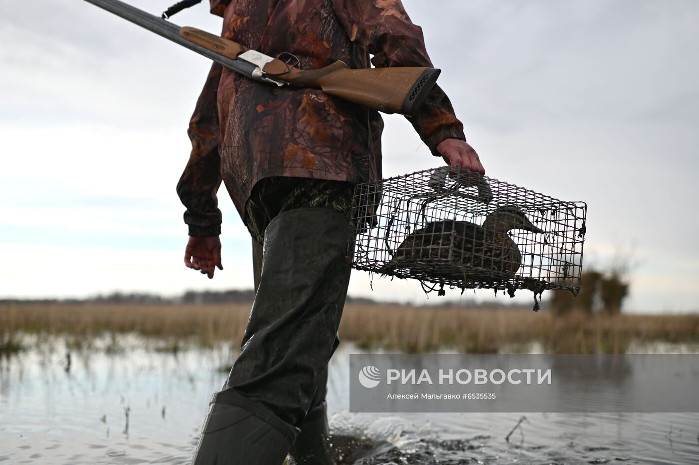 Работа егеря в сезон весенней охоты в Омской области
