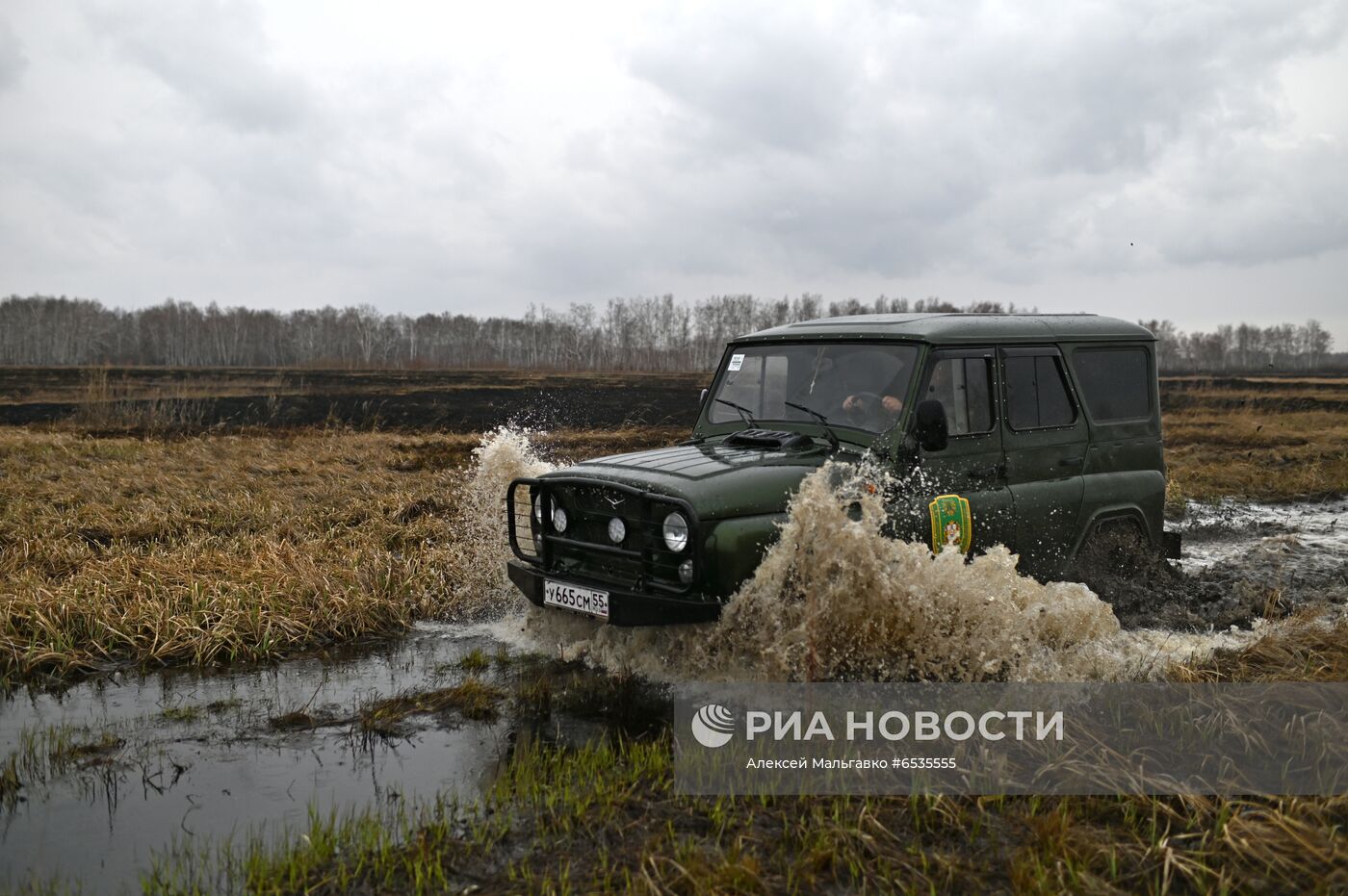 Работа егеря в сезон весенней охоты в Омской области