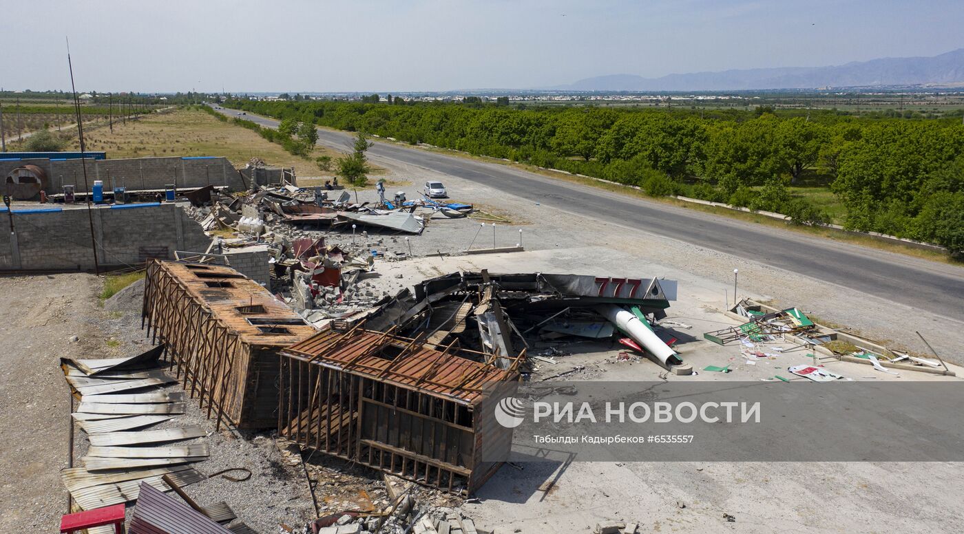 Ситуация на границе Киргизии и Таджикистана