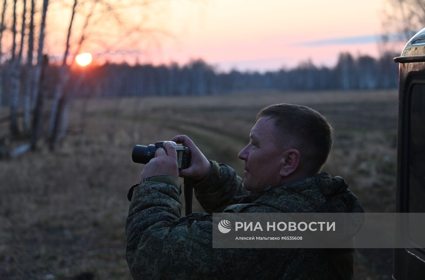 Работа егеря в сезон весенней охоты в Омской области