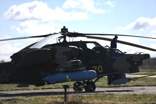 Репетиция воздушной части парада Победы