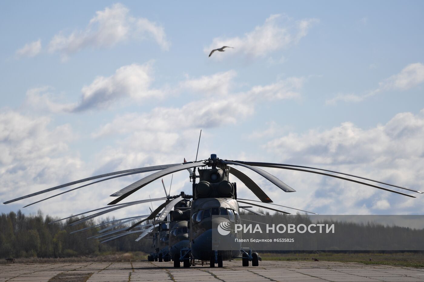 Репетиция воздушной части парада Победы