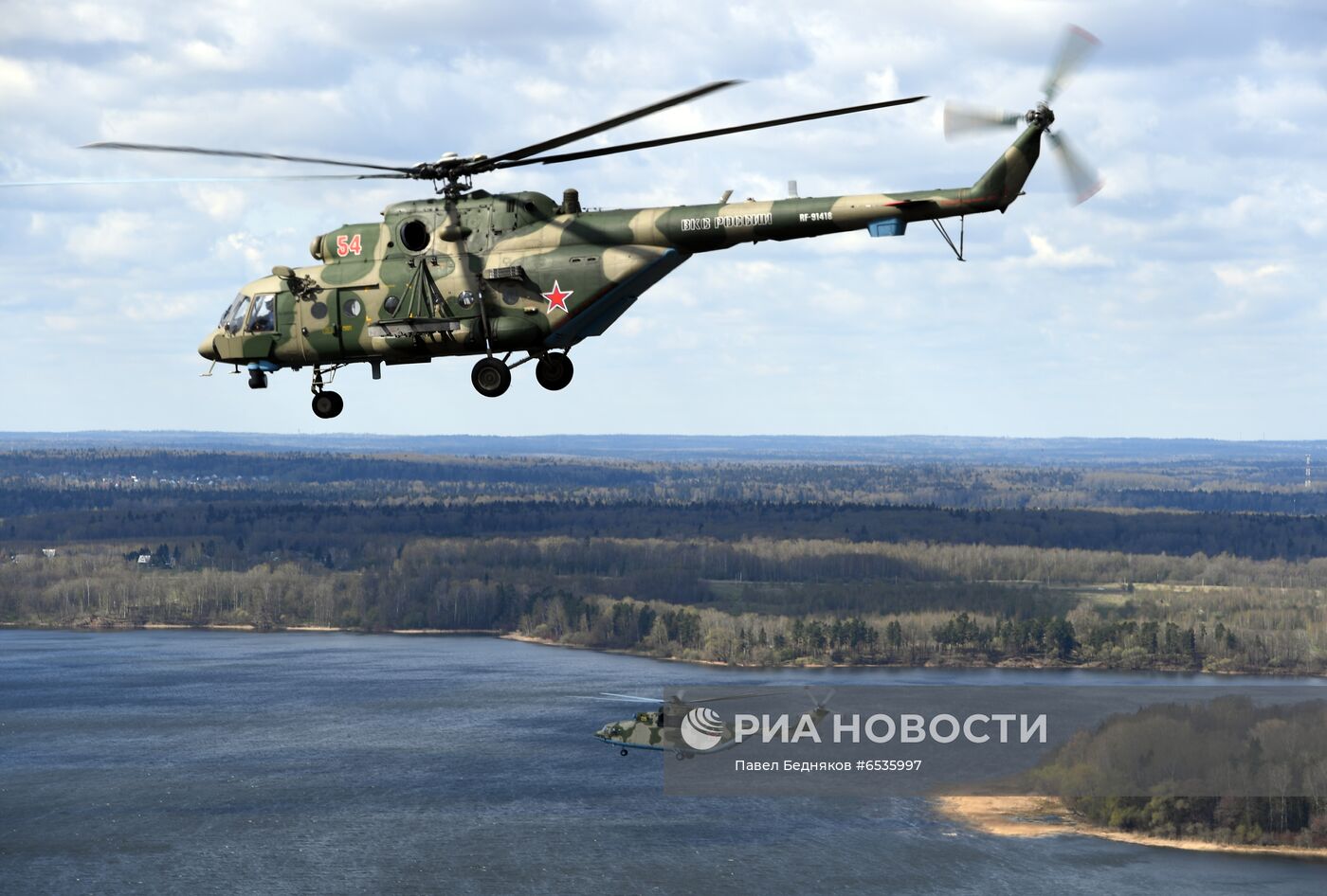 Репетиция воздушной части парада Победы