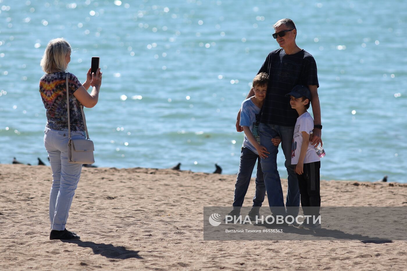 Отдыхающие в Геленджике на майских праздниках