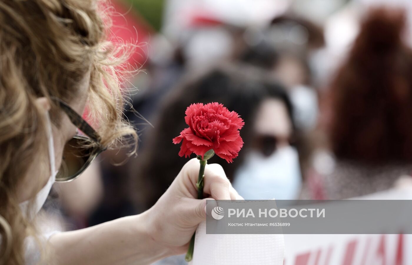 Акция рабочих в Греции