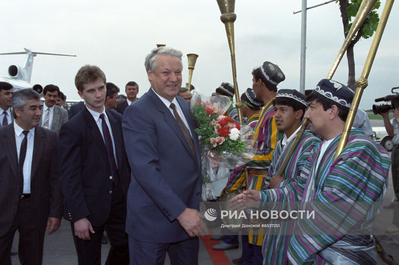 Визит Б. Ельцина в Узбекистан