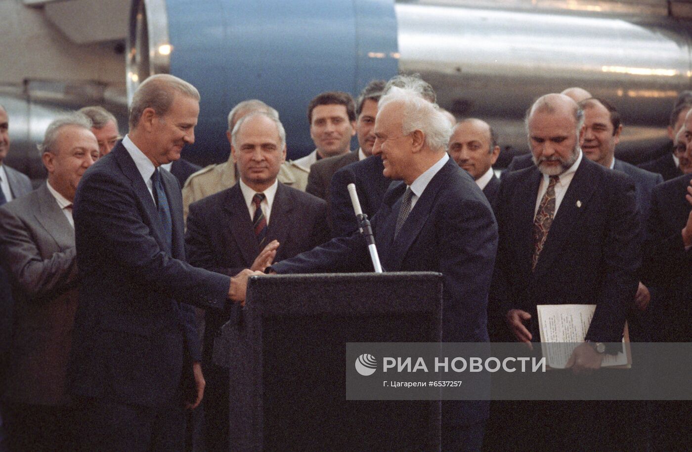 Визит государственного секретаря США Д. Бейкера в Грузию