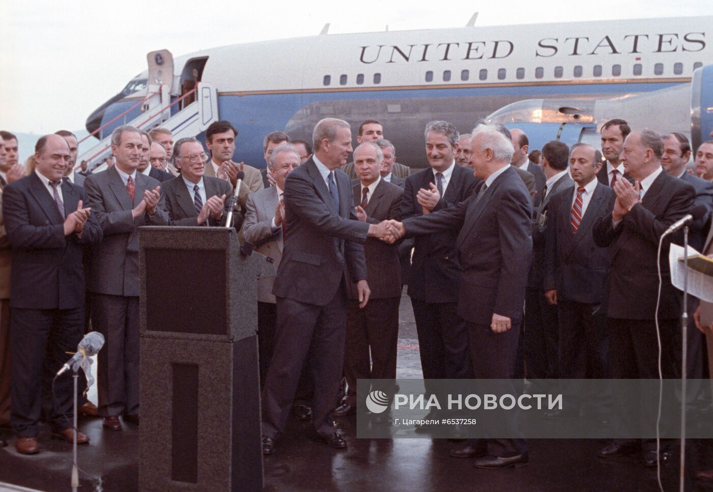 Визит государственного секретаря США Д. Бейкера в Грузию