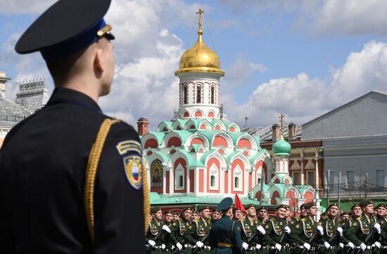 Генеральная репетиция парада Победы в Москве