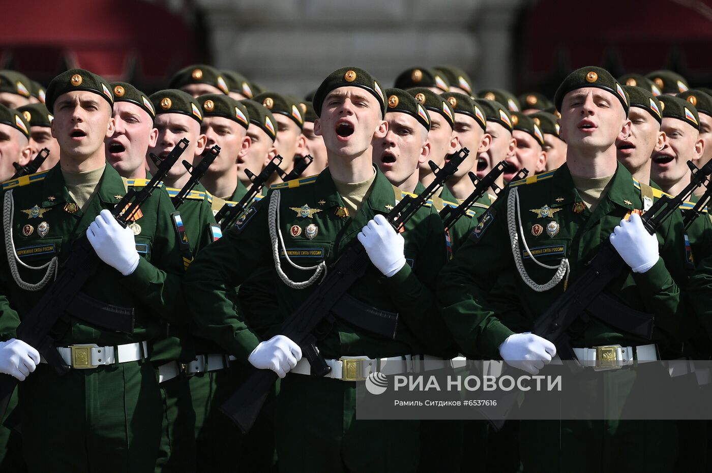 Генеральная репетиция парада Победы в Москве