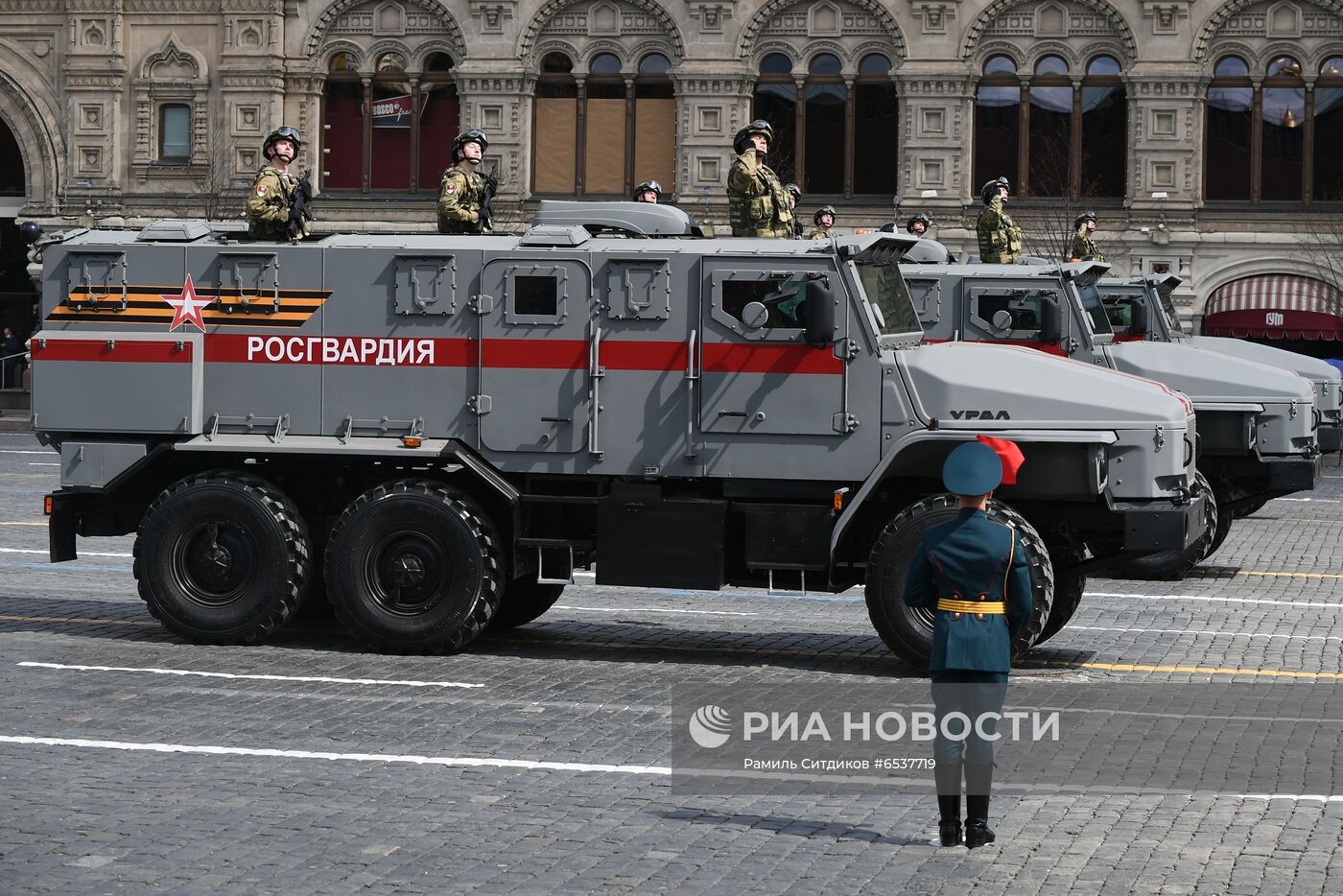 Генеральная репетиция парада Победы в Москве