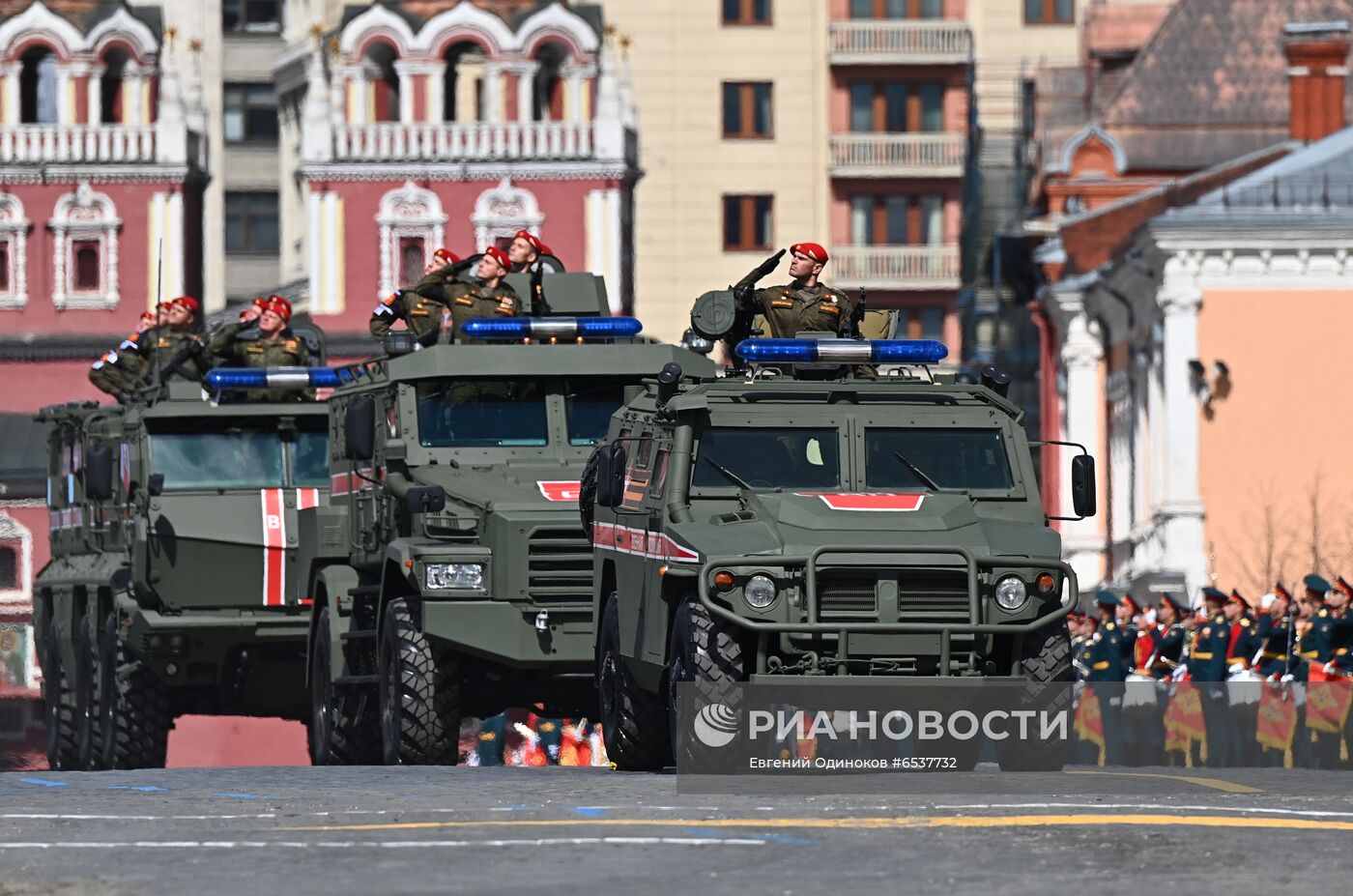 Генеральная репетиция парада Победы в Москве