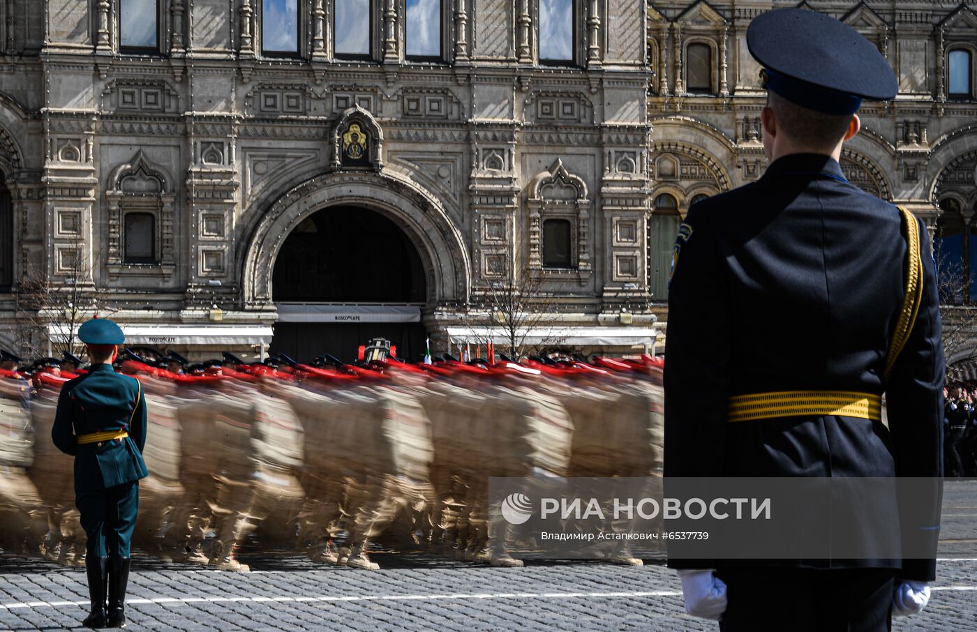 Генеральная репетиция парада Победы в Москве