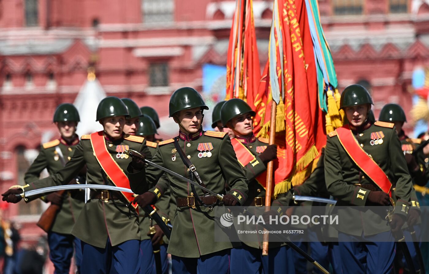 Генеральная репетиция парада Победы в Москве