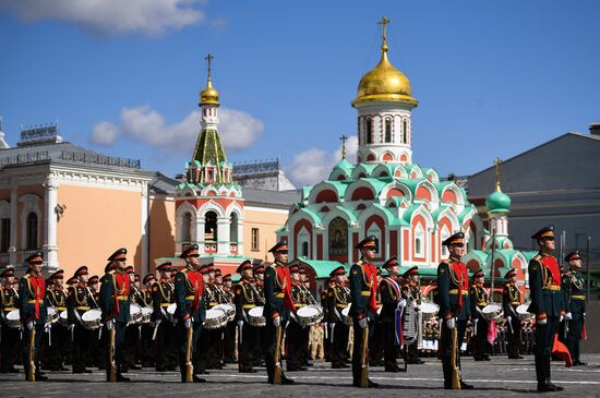 Генеральная репетиция парада Победы в Москве