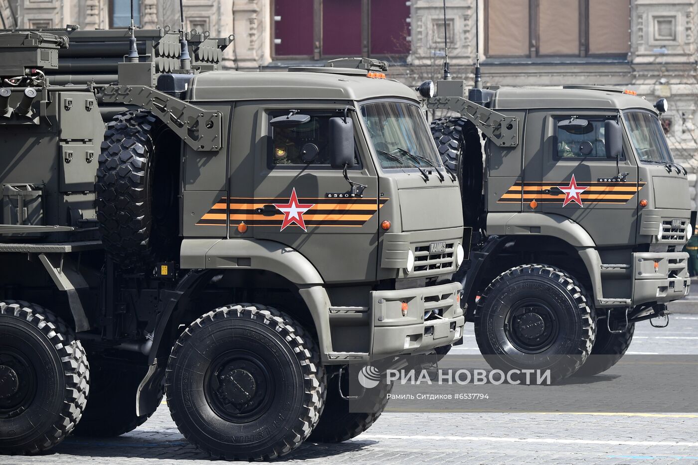 Генеральная репетиция парада Победы в Москве