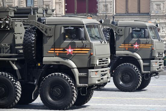 Генеральная репетиция парада Победы в Москве