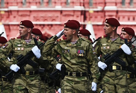 Генеральная репетиция парада Победы в Москве