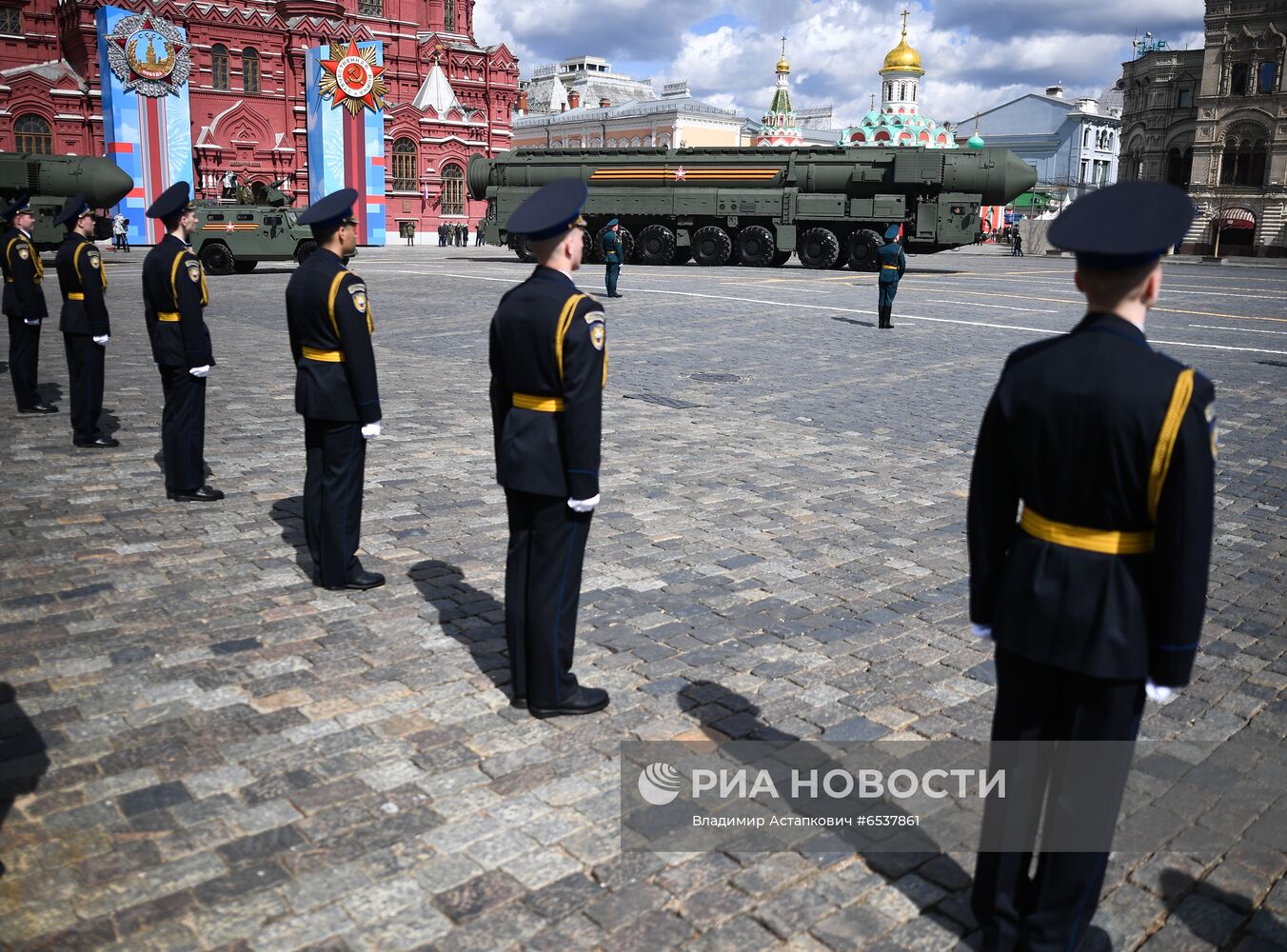 Генеральная репетиция парада Победы в Москве