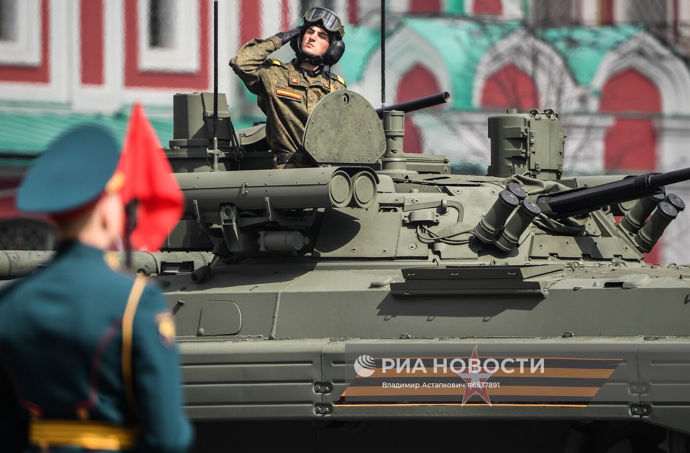 Генеральная репетиция парада Победы в Москве