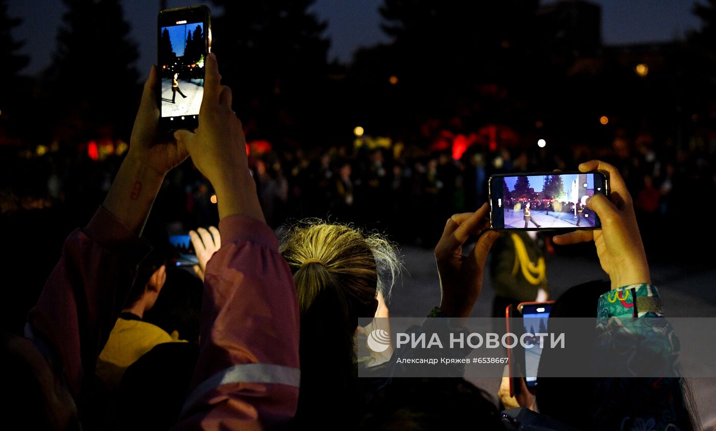 Акция "Свеча Памяти" в Новосибирске