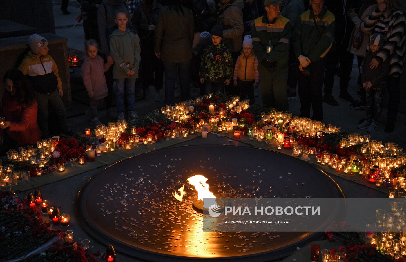 Акция "Свеча Памяти" в Новосибирске