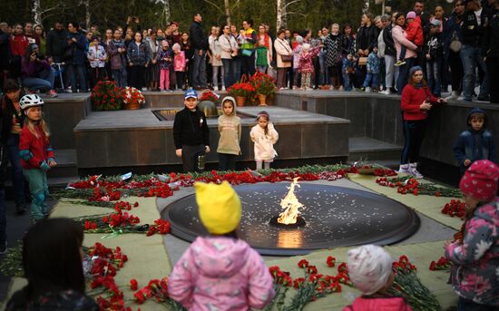 Акция "Свеча Памяти" в Новосибирске