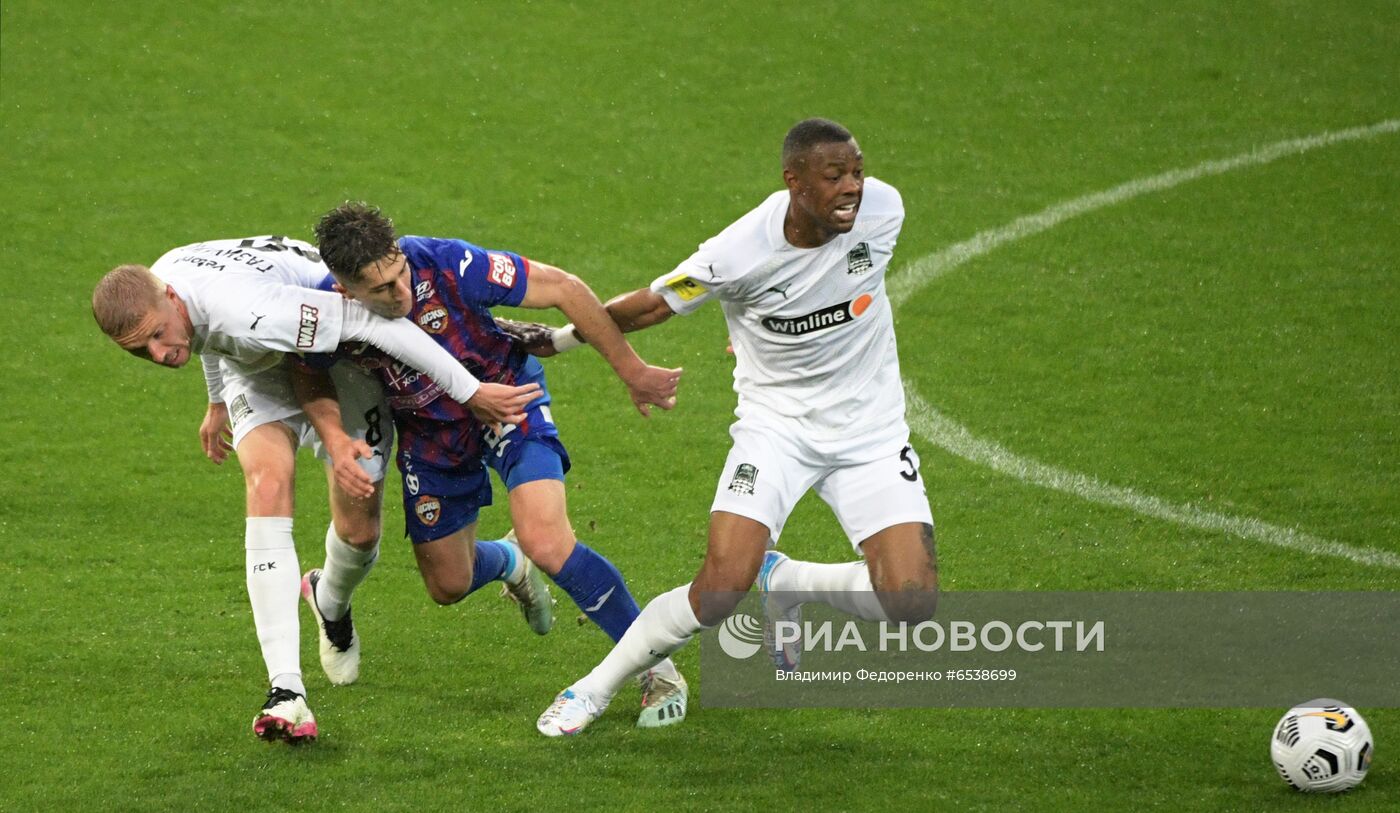 Футбол. РПЛ. Матч ЦСКА - "Краснодар"