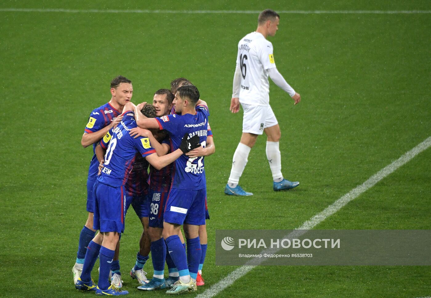 Футбол. РПЛ. Матч ЦСКА - "Краснодар"