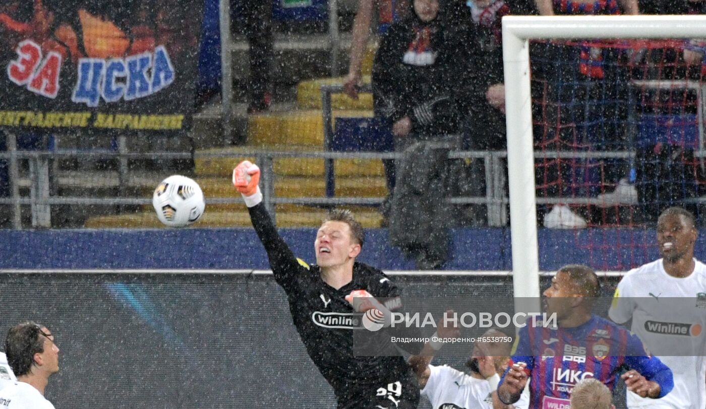 Футбол. РПЛ. Матч ЦСКА - "Краснодар"