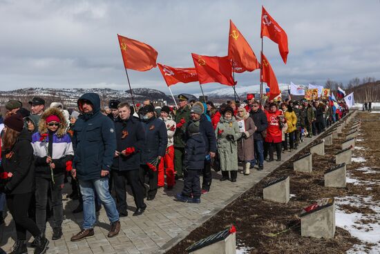 Празднование Дня Победы в регионах России