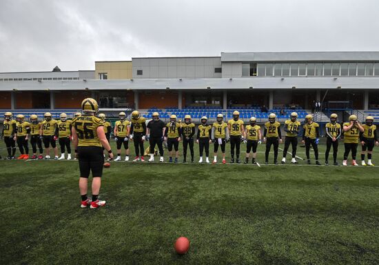 Американский футбол. Чемпионат России. Матч "Спартанцы" - "Северный легион"