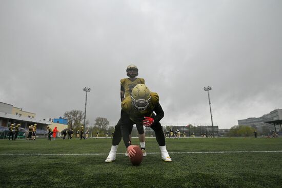 Американский футбол. Чемпионат России. Матч "Спартанцы" - "Северный легион"