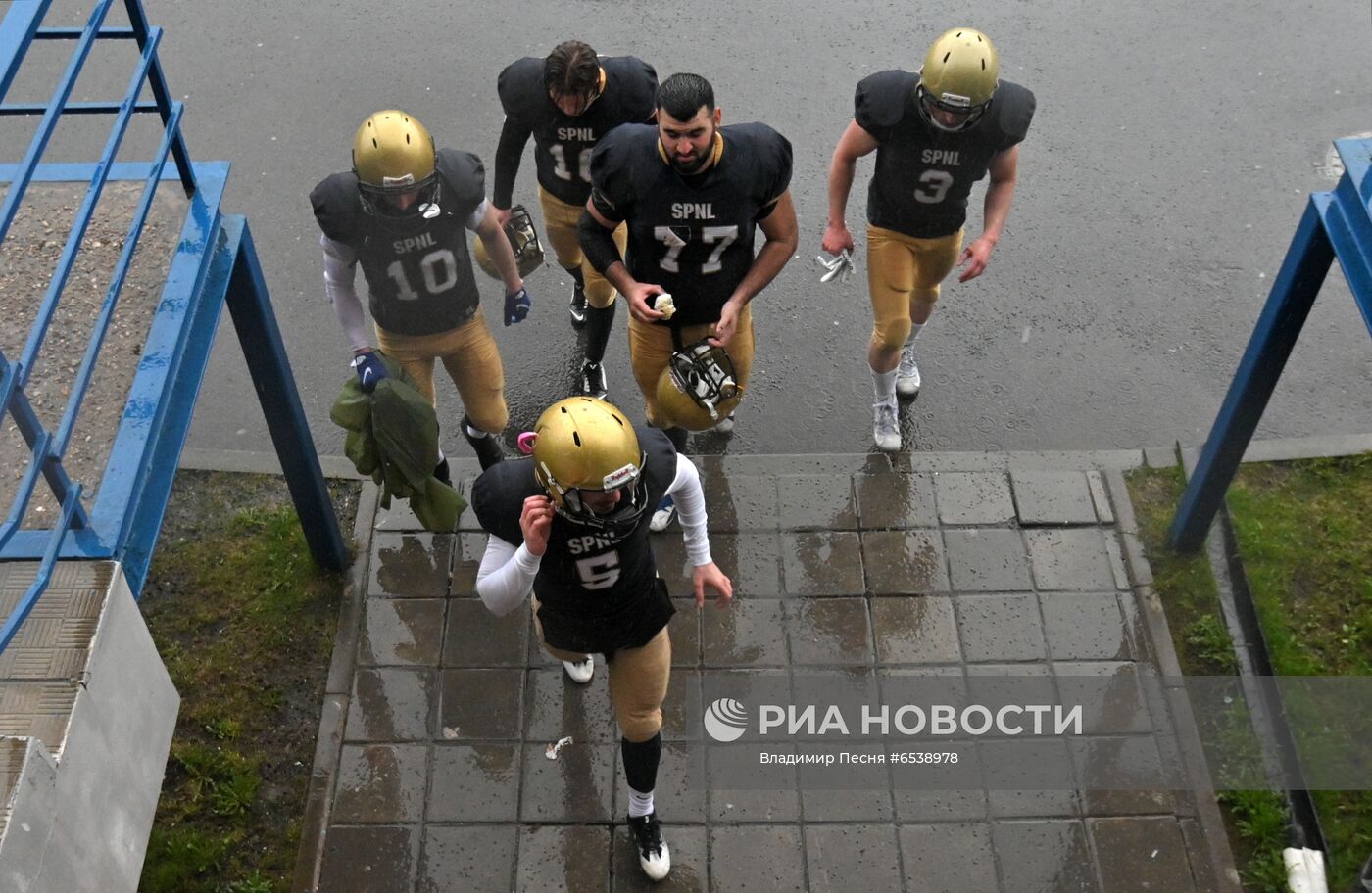 Американский футбол. Чемпионат России. Матч "Спартанцы" - "Северный легион"