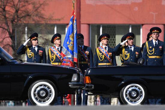 Военный парад в городах России, посвящённый 76-й годовщине Победы