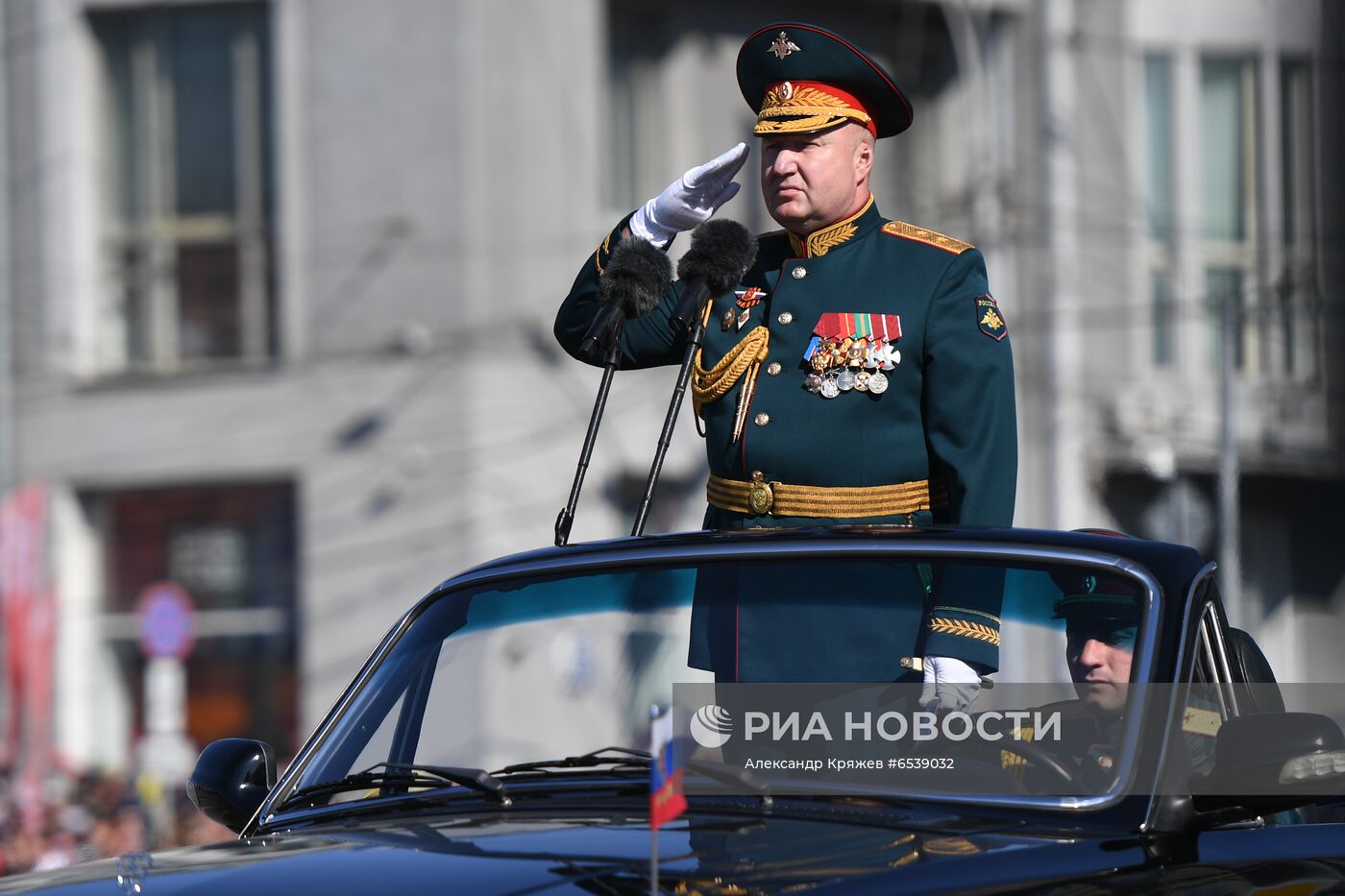 Военный парад в городах России, посвящённый 76-й годовщине Победы