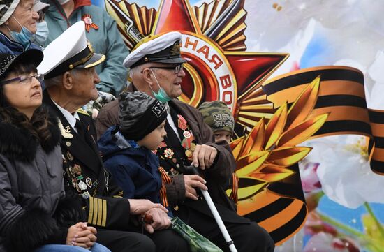 Военный парад в городах России, посвящённый 76-й годовщине Победы