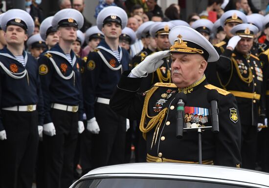 Военный парад в городах России, посвящённый 76-й годовщине Победы
