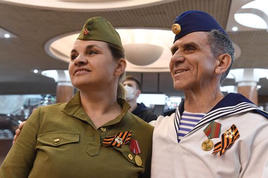 Празднование Дня Победы в Москве 