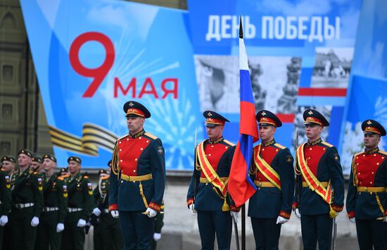 Военный парад в честь 76-й годовщины Победы 