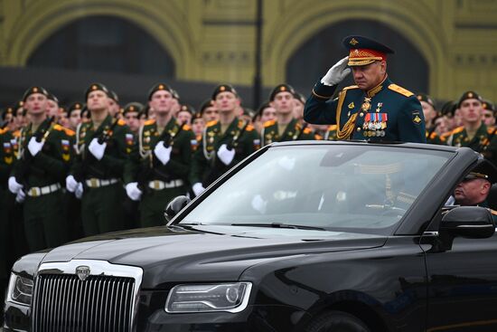 Военный парад в честь 76-й годовщины Победы 