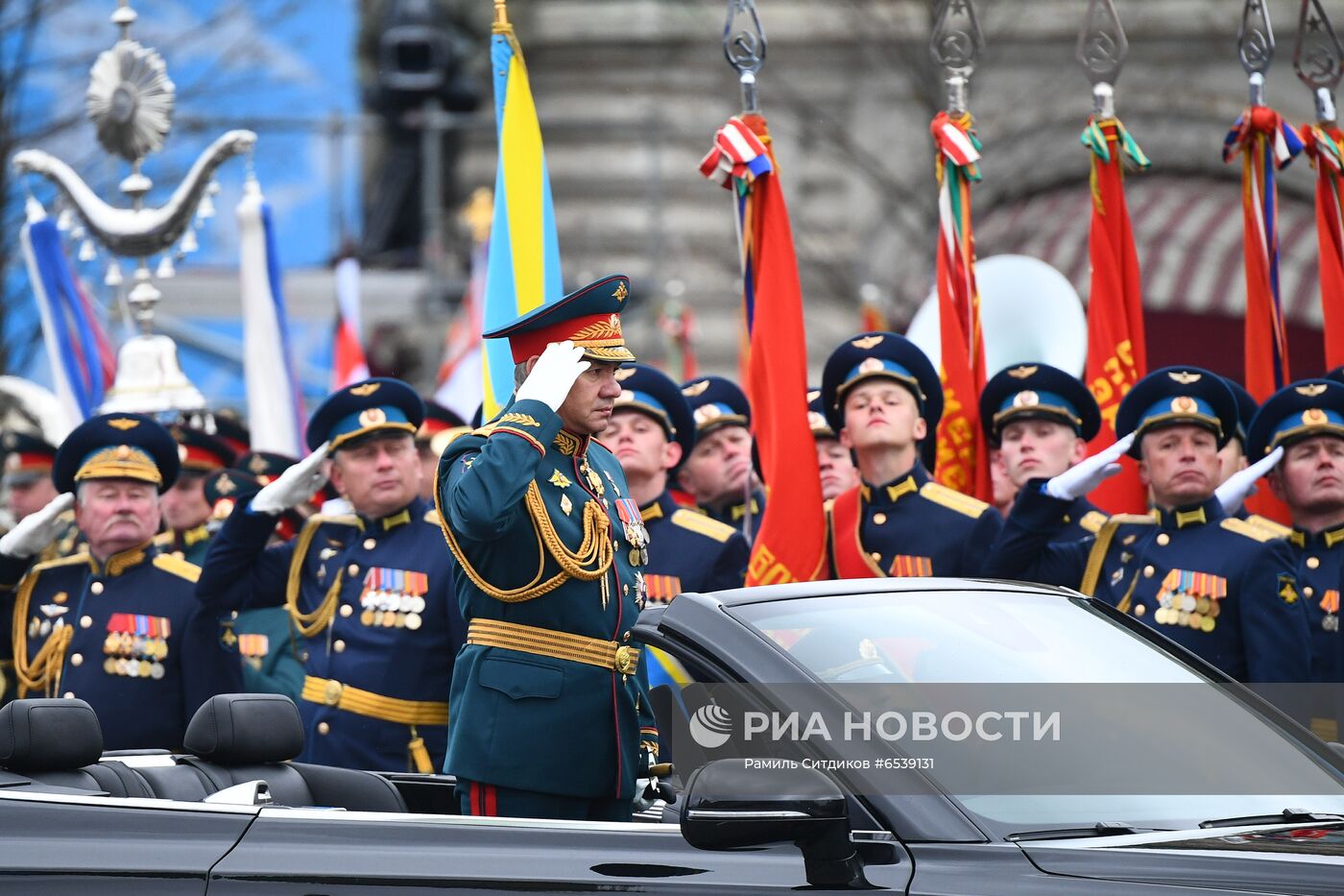 Военный парад в честь 76-й годовщины Победы 