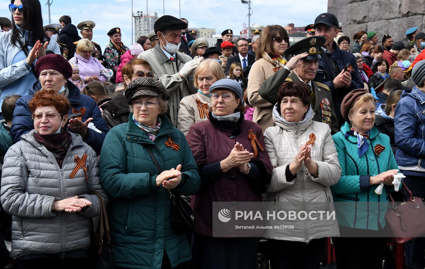 Военный парад в городах России, посвящённый 76-й годовщине Победы